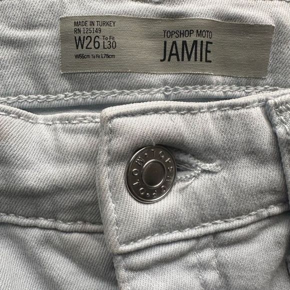 Topshop Jamie Skinny Jeans Light Wash - Picture 3 of 3